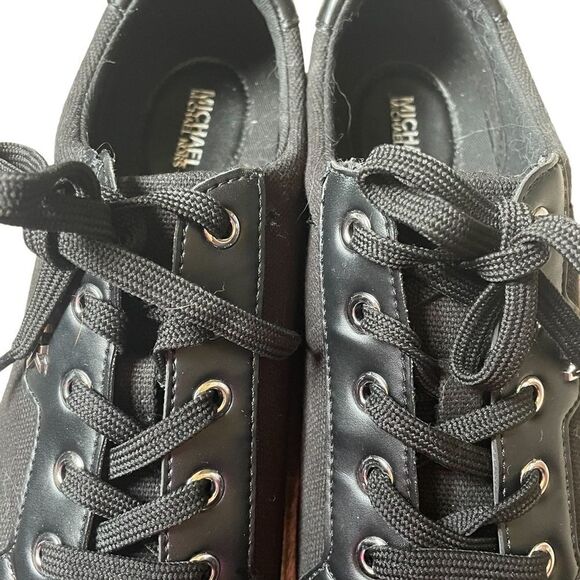 𝅺MICHAEL Kors Black Espadrille Sneakers SZ 8.5 - Picture 7 of 12